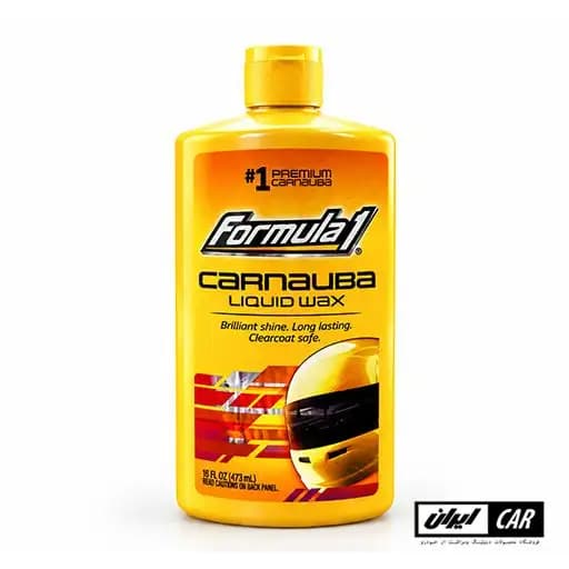 واکس مایع براق و محافظت کننده رنگ ماشین فرمول وان Formula1 CARNAUBA Liquid WAX — تصویر ۲
