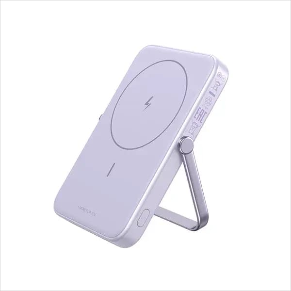 پاور بانک بی سیم آدمکی مغناطیسی 20 وات یک پورت 5000mAh یوگرین مدل PB571 همراه با کابل USB-C — تصویر ۹