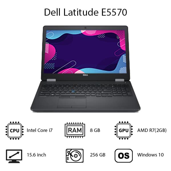 لپ تاپ Dell Latitude E5570 – i7 — تصویر ۸