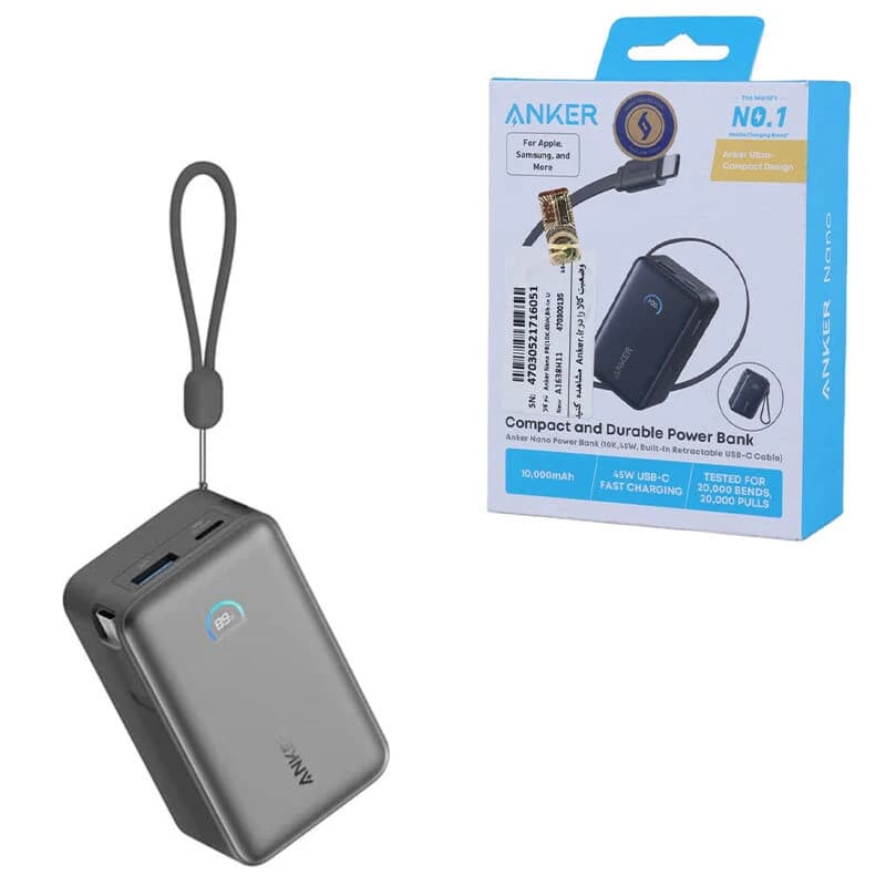 پاور بانک فست شارژ انکر A1638H11 45W ظرفیت 10000 میلی آمپر ساعت — تصویر ۷