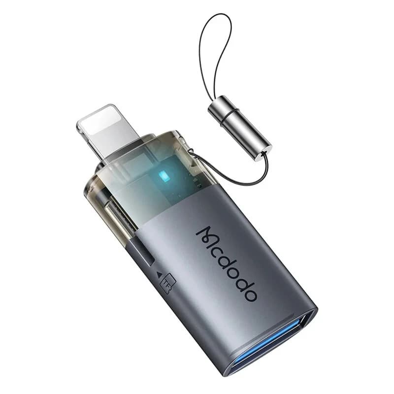تبدیل USB OTG / TF به لایتنینگ مک دودو OT-785 — تصویر ۲