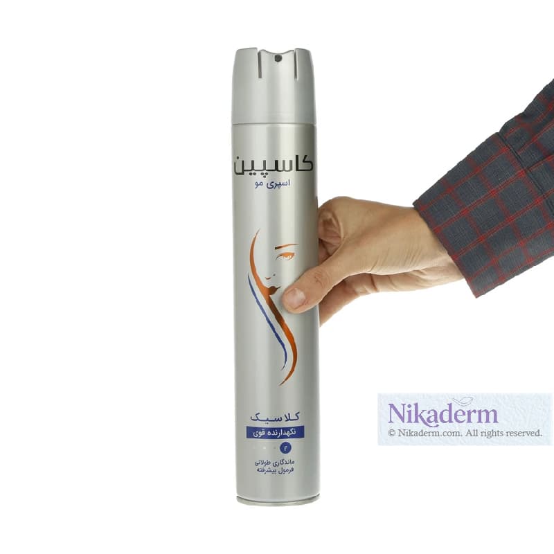 تافت اسپری حالت‌دهنده مو کاسپین مدل کلاسیک حجم 500ml — تصویر ۹