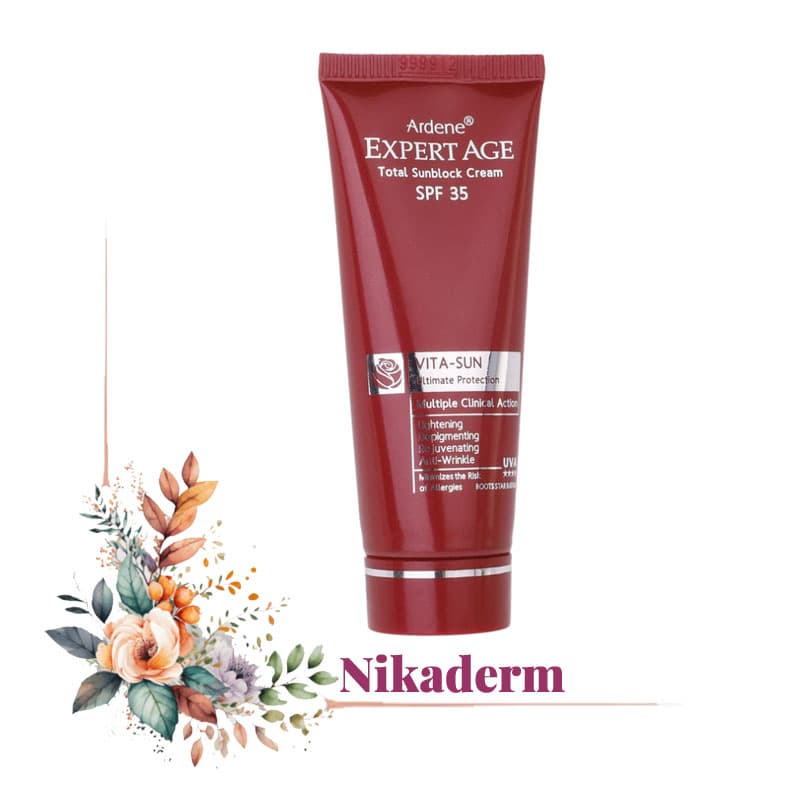 کرم ضد آفتاب روشن کننده و ضدچروک آردن اکسپرت ایج SPF35 مدل VITA-SUN حجم 45 میلی‌لیتر