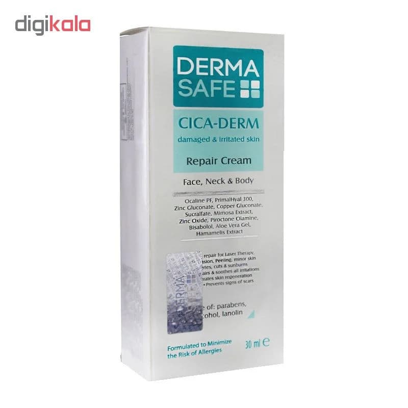 کرم ترمیم کننده درماسیف مدل Cica_Derm حجم 30 میلی لیتر — تصویر ۸