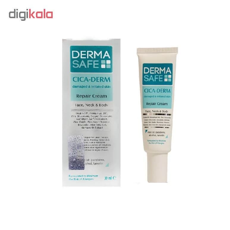 کرم ترمیم کننده درماسیف مدل Cica_Derm حجم 30 میلی لیتر — تصویر ۹