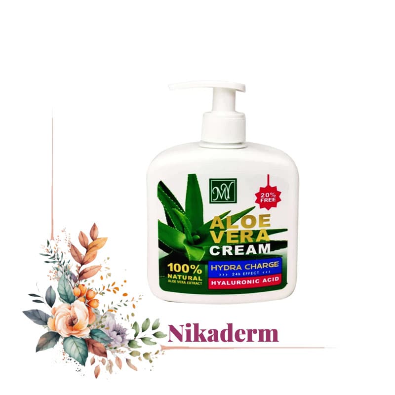 کرم پمپی مرطوب کننده مای رایحه آلوئه ورا حجم 490 میلی لیتر