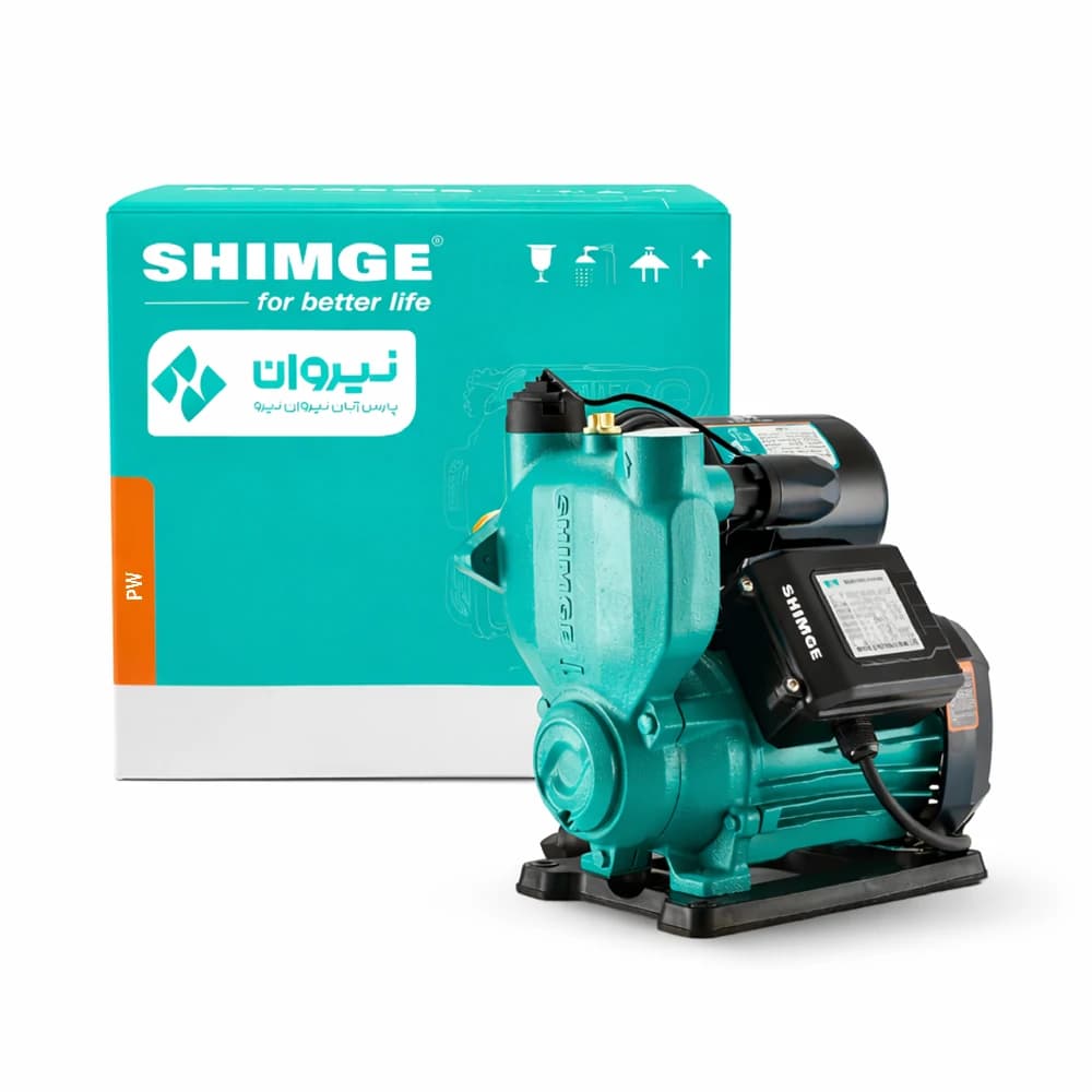 پمپ خودمکش نیم اسب محیطی اتومات شیمجه مدل PW370 — تصویر ۳