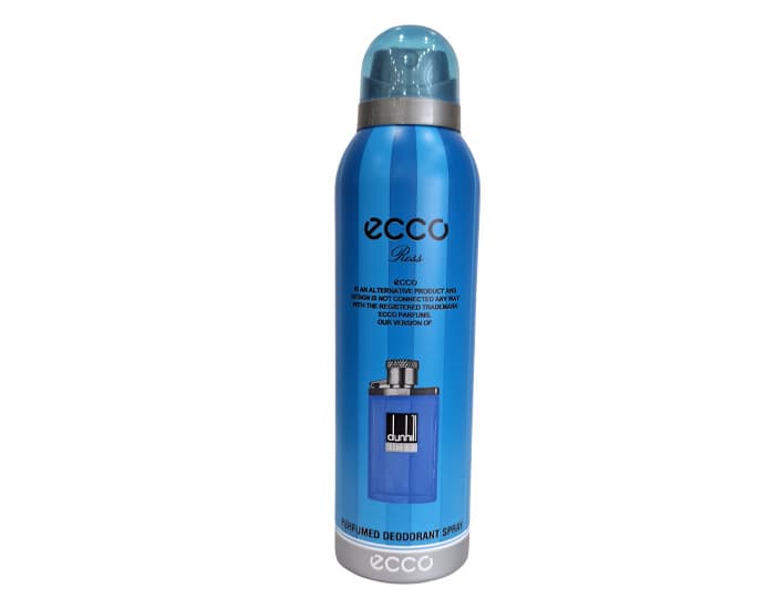 اسپری مردانه اکو ecco اصلی مدل دانهیل آبی Dunhill Desire Blue حجم 200 میلی لیتر — تصویر ۳