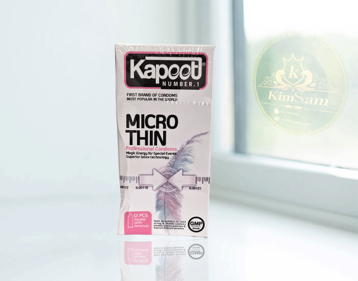 کاندوم کاپوت میکروتین مدل Micro Thin بسته ۱۲ عددی