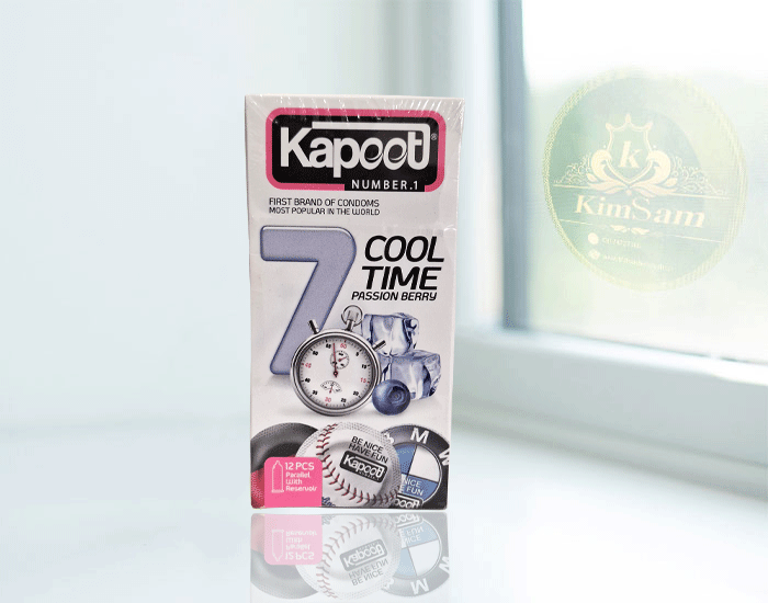 کاندوم تاخیری کاپوت مدل 7 Cool Time بسته 12 عددی