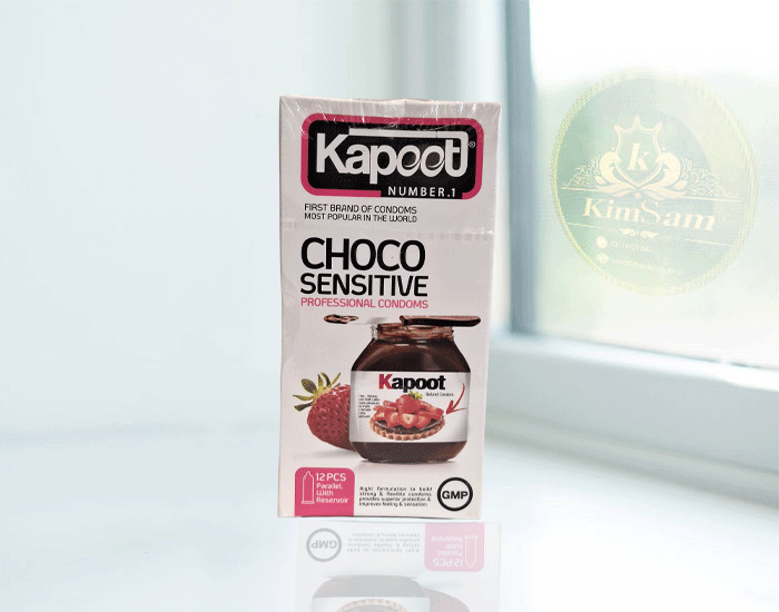 کاندوم کاپوت مدل Choco Sensitive بسته 12 عددی — تصویر ۴