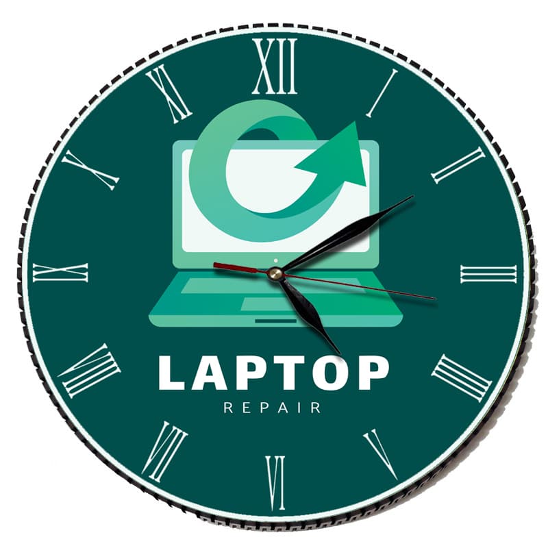 ساعت دیواری مدل تعمیر لپ تاپ — تصویر ۶