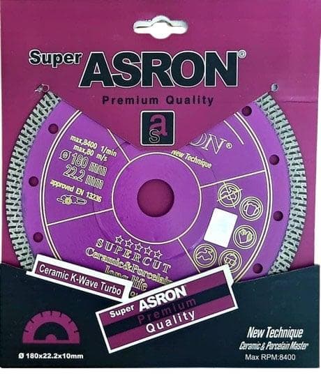 صفحه برش مخلوط بر آسرون بنفش (ASRON) 180 توربو (پرسلان، تراورتن) — تصویر ۴