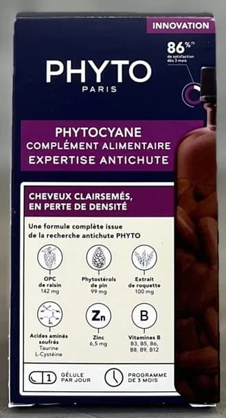 مکمل ضد ریزش مو فیتوسیان فیتو پاریس (Phytocyane) — تصویر ۹