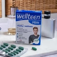 ول تین هیم Wellteen Him اصل انگلستان مولتی ویتامین تخصصی پسران نوجوان — تصویر ۷