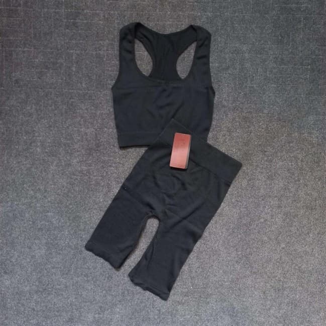 ست زنانه نیم تنه و شلوارک کبریتی LS-81 تکی — تصویر ۹