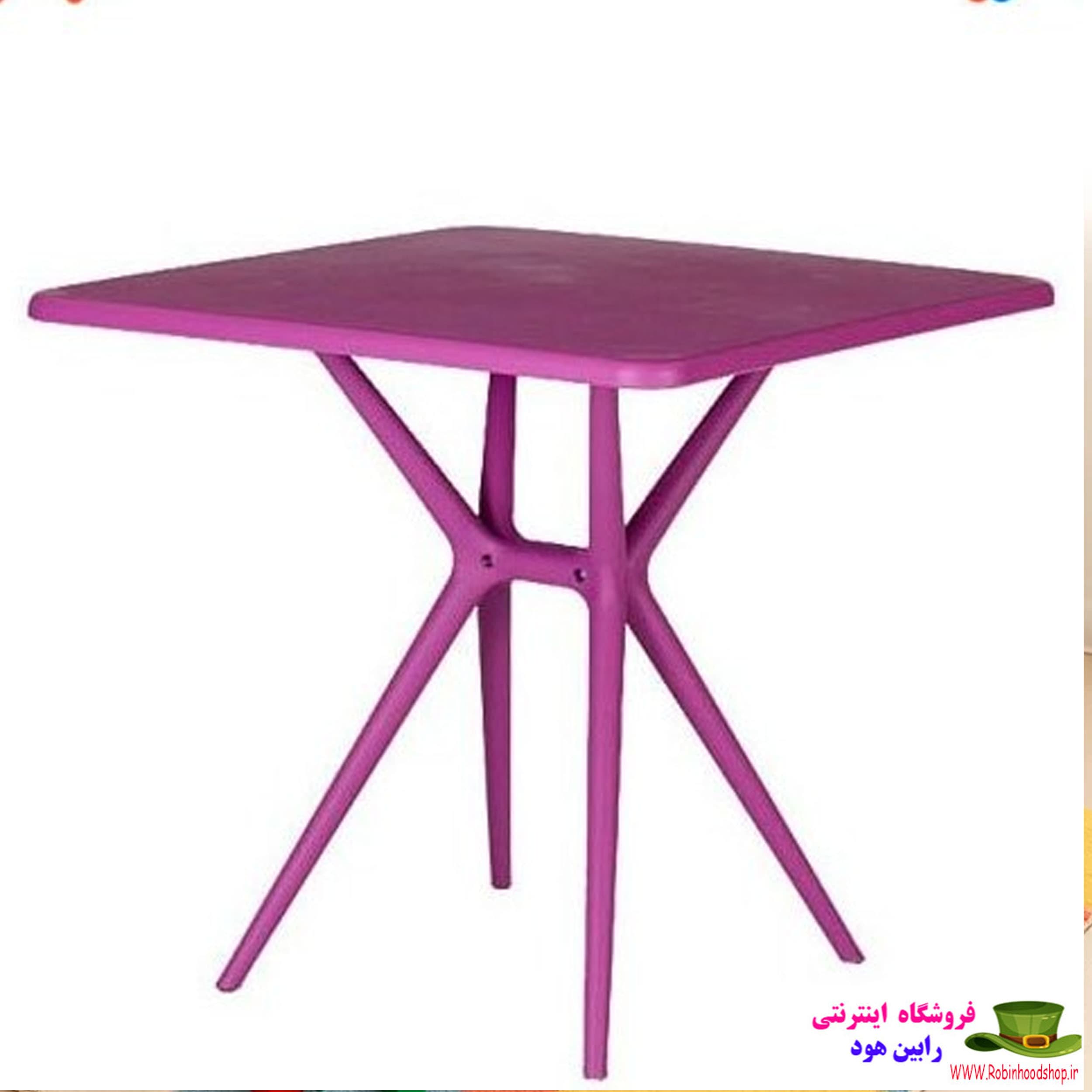 میز باغی و ویلایی مربع تیکا