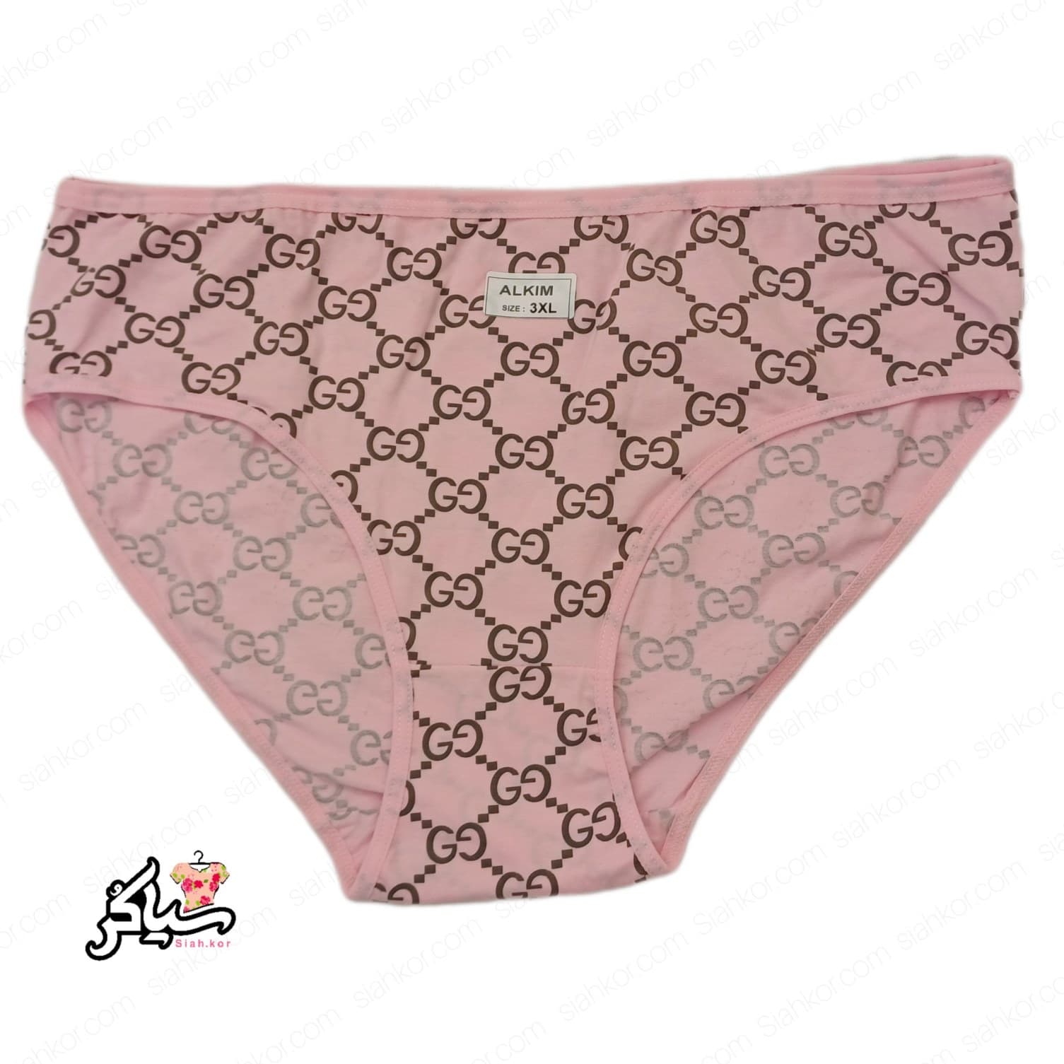 شورت نخی سایز بزرگ ۳xl صورتی