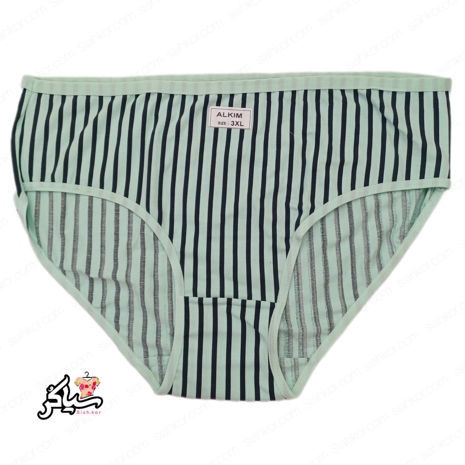 شورت نخی سایز بزرگ ۳xl آبی