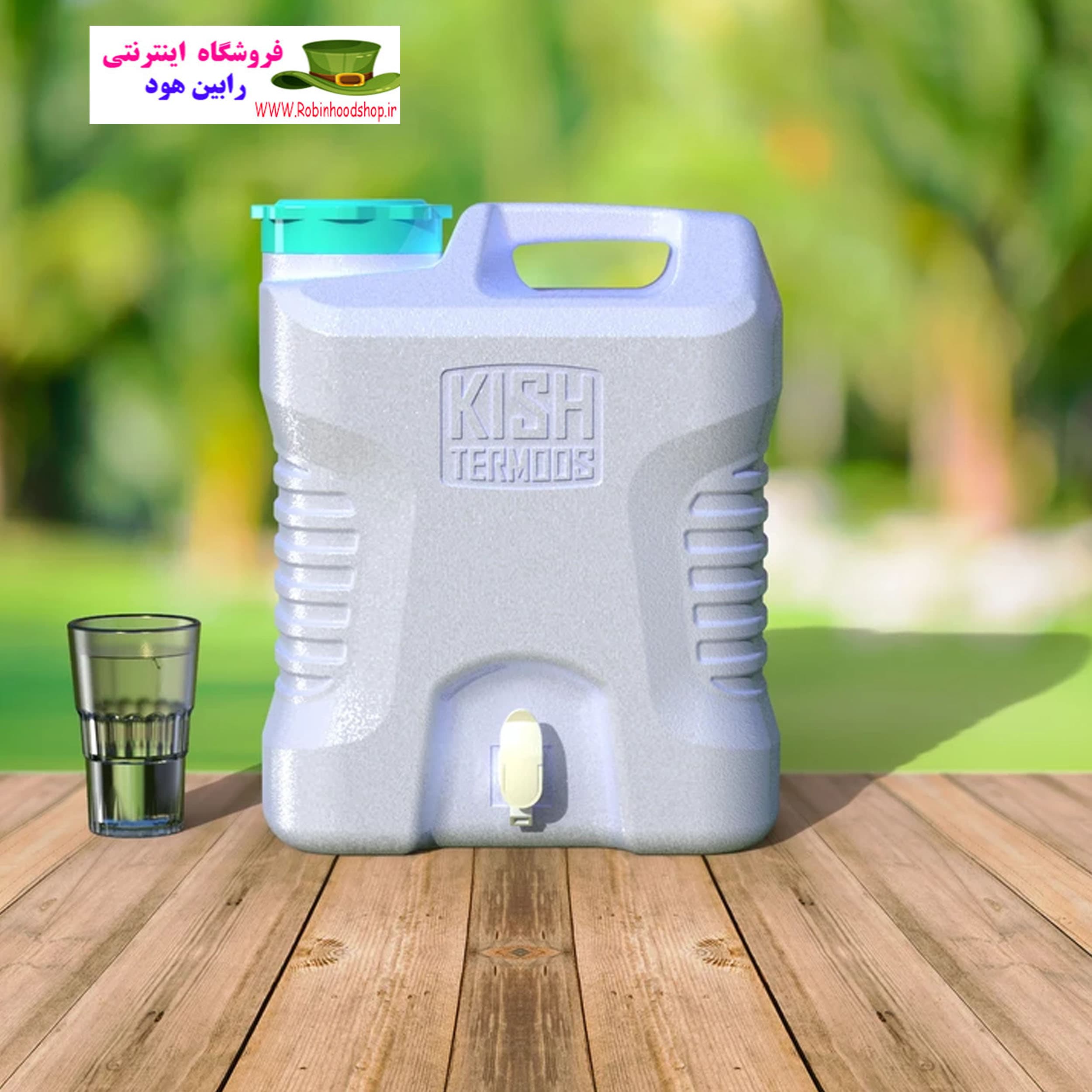 گالن آب کیش ترموس کی تی مدل شیردار با ظرفیت 18 لیتر