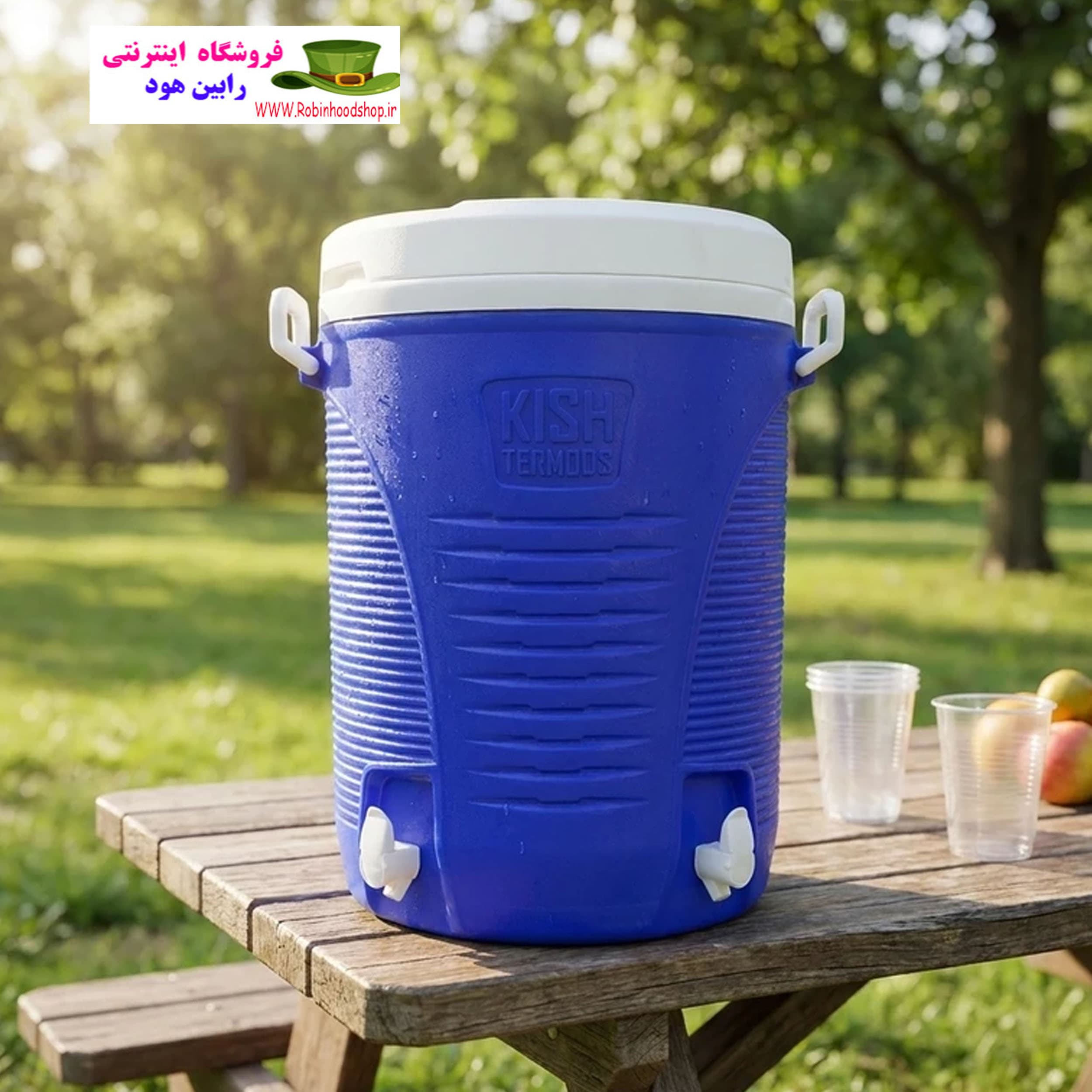کلمن کیش مدل دو شیر ظرفیت 46 لیتر — تصویر ۳