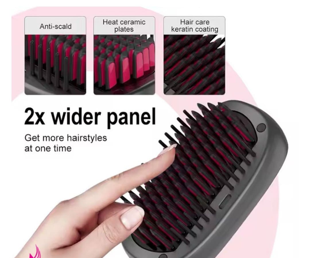 برس حرارتی صاف‌کننده مو روزیا مدل 862 اصل Rozia Straight Hair Comb HR-862 — تصویر ۱۱