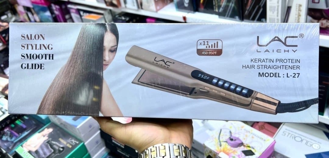 اتو مو کراتین لاک مدل L27 اصل | LAC Keratin Protein Hair Straightener Model L-27 — تصویر ۷