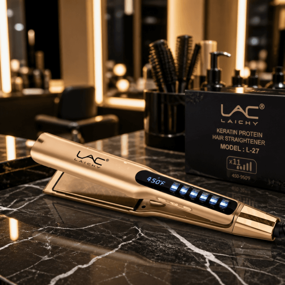 اتو مو کراتین لاک مدل L27 اصل | LAC Keratin Protein Hair Straightener Model L-27 — تصویر ۵