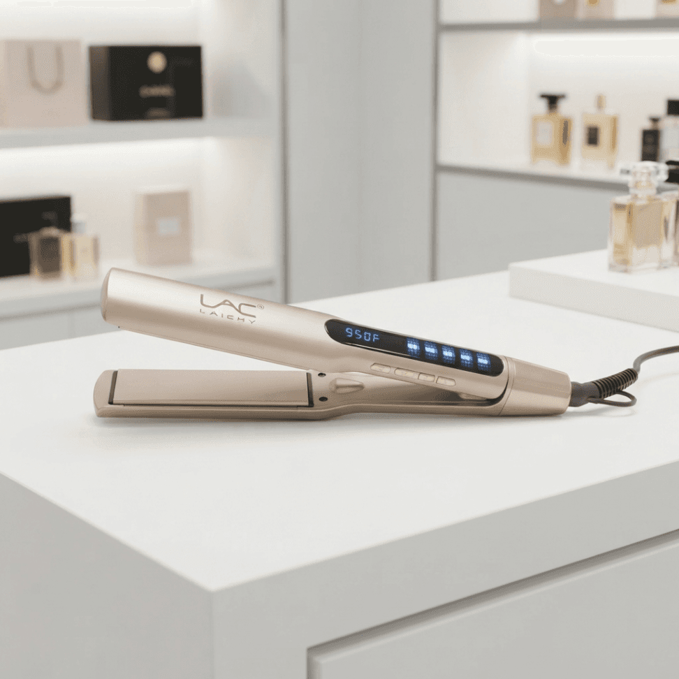 اتو مو کراتین لاک مدل L27 اصل | LAC Keratin Protein Hair Straightener Model L-27 — تصویر ۳