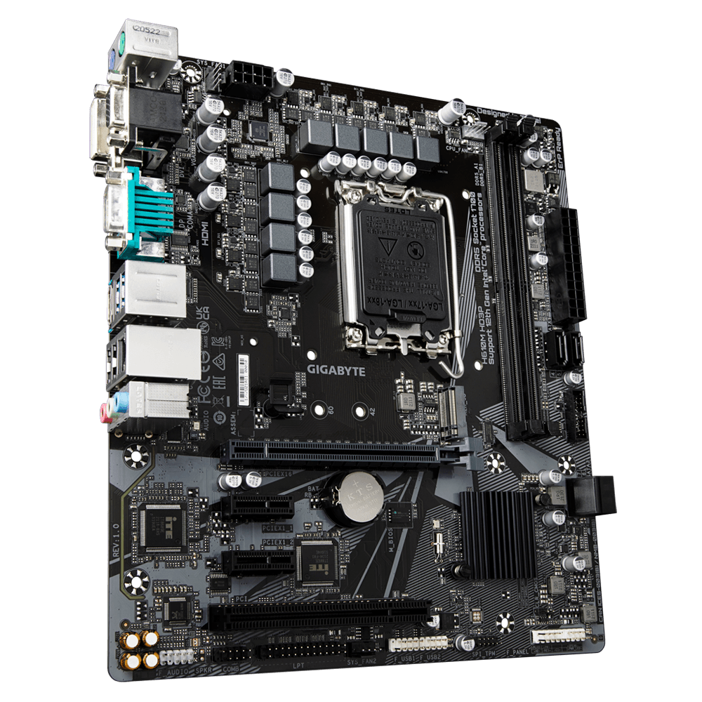 مادربرد گیگابایت مدل H610M HD3P DDR5 — تصویر ۱۰