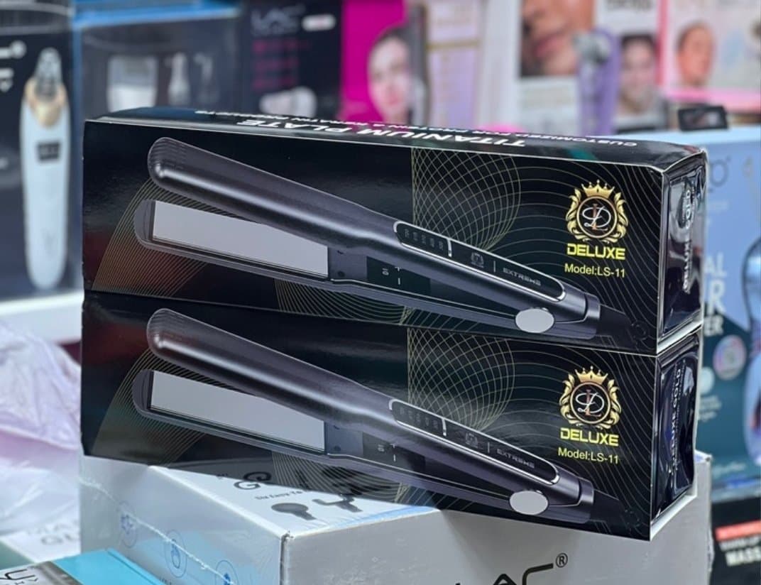 اتو مو حرفه‌ای دلوکس DELUXE مدل LS11 | صفحه تیتانیوم اصل و اورجینال