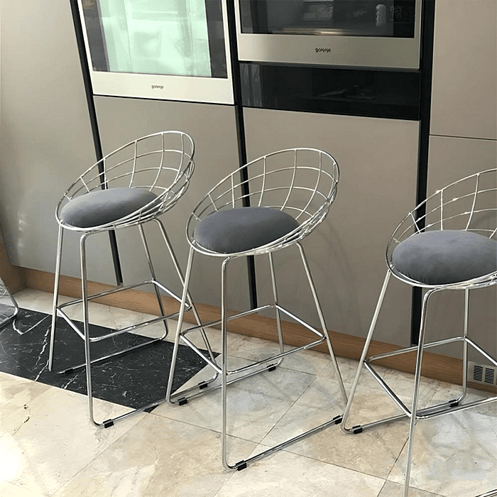 صندلی کانتر فلزی نظری مدل فیوره – رزگلد و گلد- N106B — تصویر ۱۲