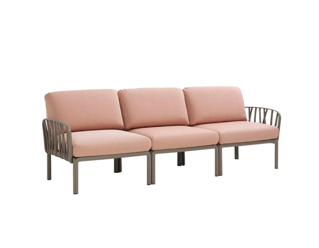 مبل سه نفره نظری مدل کومودو دسته دار -Komodo Triple Seat