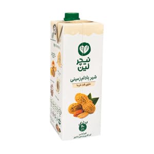 شیر بادام زمینی با قند خرما نیچر لین 1 لیتری