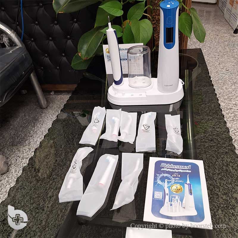 ست مسواک برقی و واترجت زیکلاس مد مدل CH-16 — تصویر ۴