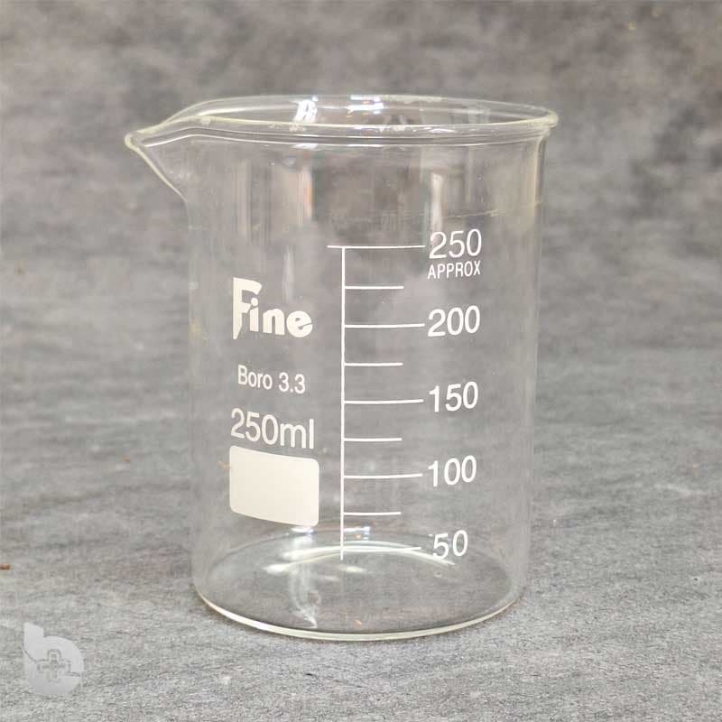 بشر شیشه‌ ای پیرکس 250 میلی لیتر برند Fine — تصویر ۵