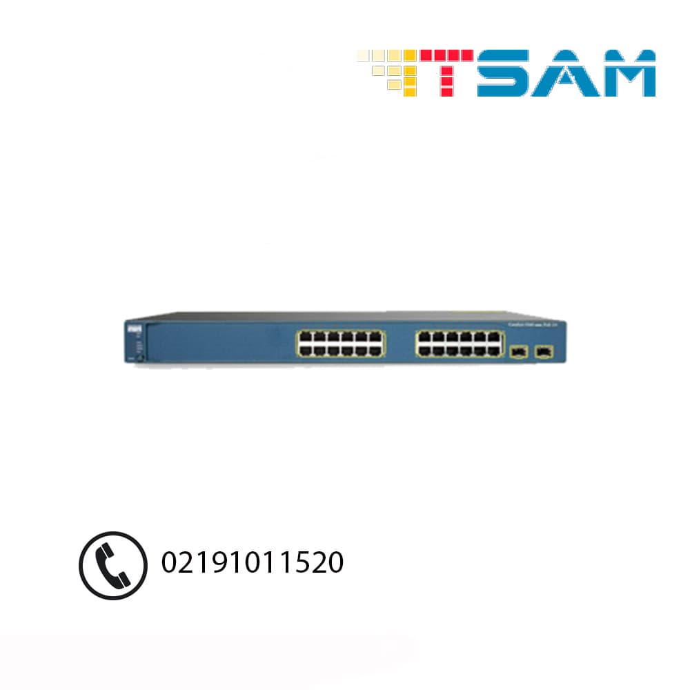 سوئیچ شبکه سیسکو 24 پورت WS-C3560-24TS-S — تصویر ۱۰