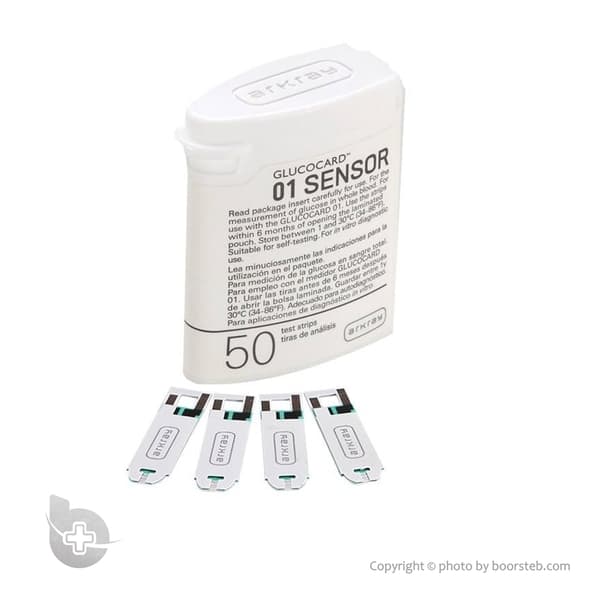 نوار تست قند خون آرکری مدل Glucocard-01 Sensor ( بسته 50 عددی ) — تصویر ۸