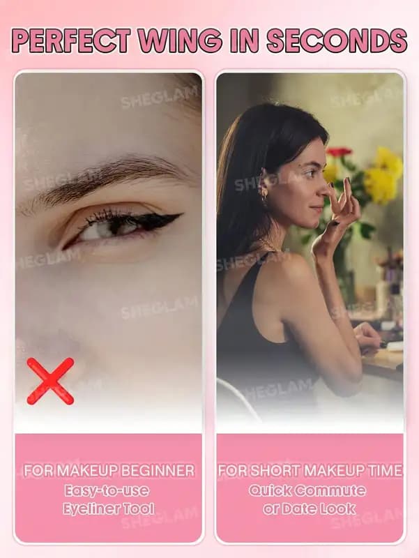 خط چشم دوسر استامپی شیگلم مدل insta wing heart — تصویر ۸