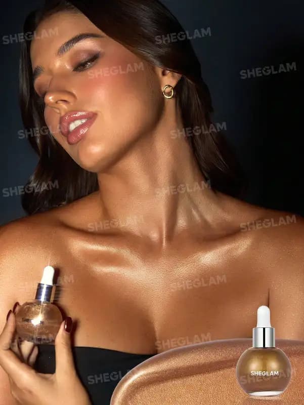 روغن و هایلایتر بدن شیگلم مدل Sunlit Silk — تصویر ۸