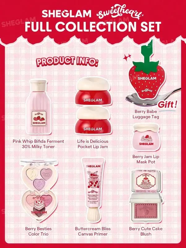 کالکشن توت فرنگی سوییت هارت شیگلم Sweetheart Full Collection — تصویر ۱۲