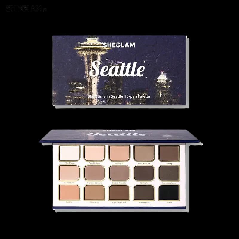 پالت سایه 15 رنگ سیاتل شیگلم مدل Showtime In Seattle