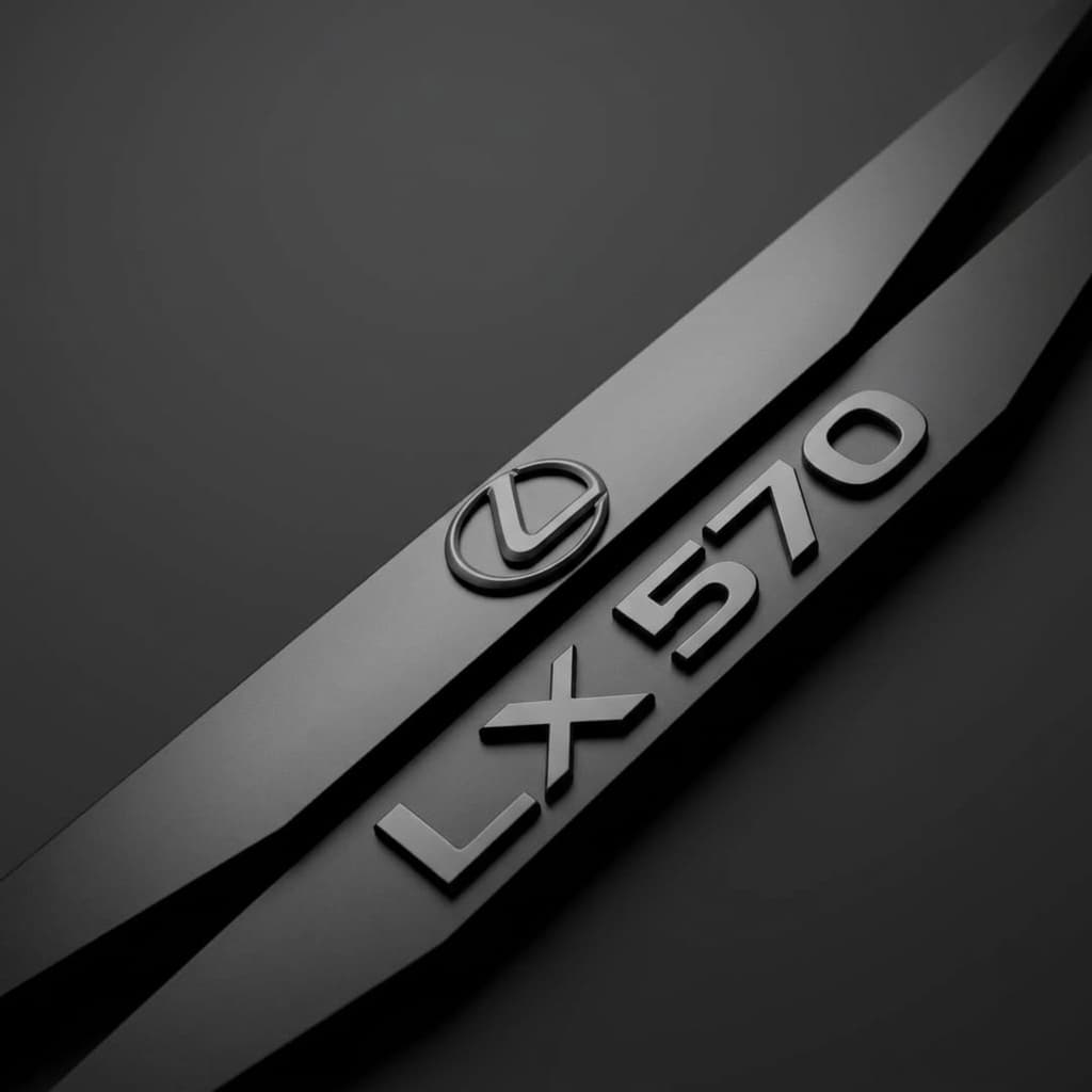 قاب پلاک منطقه آزاد خودرو لکسوس LEXUS LX 570 2016 — تصویر ۲