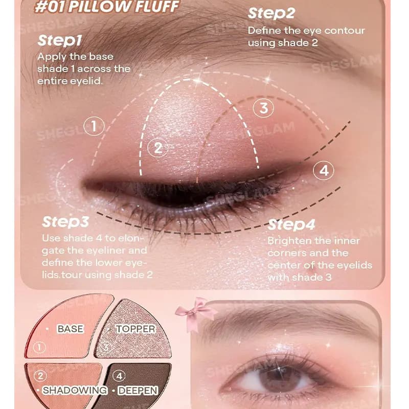 سایه 4 رنگ دی دریمر پیلو فلاف شیگلم — تصویر ۹
