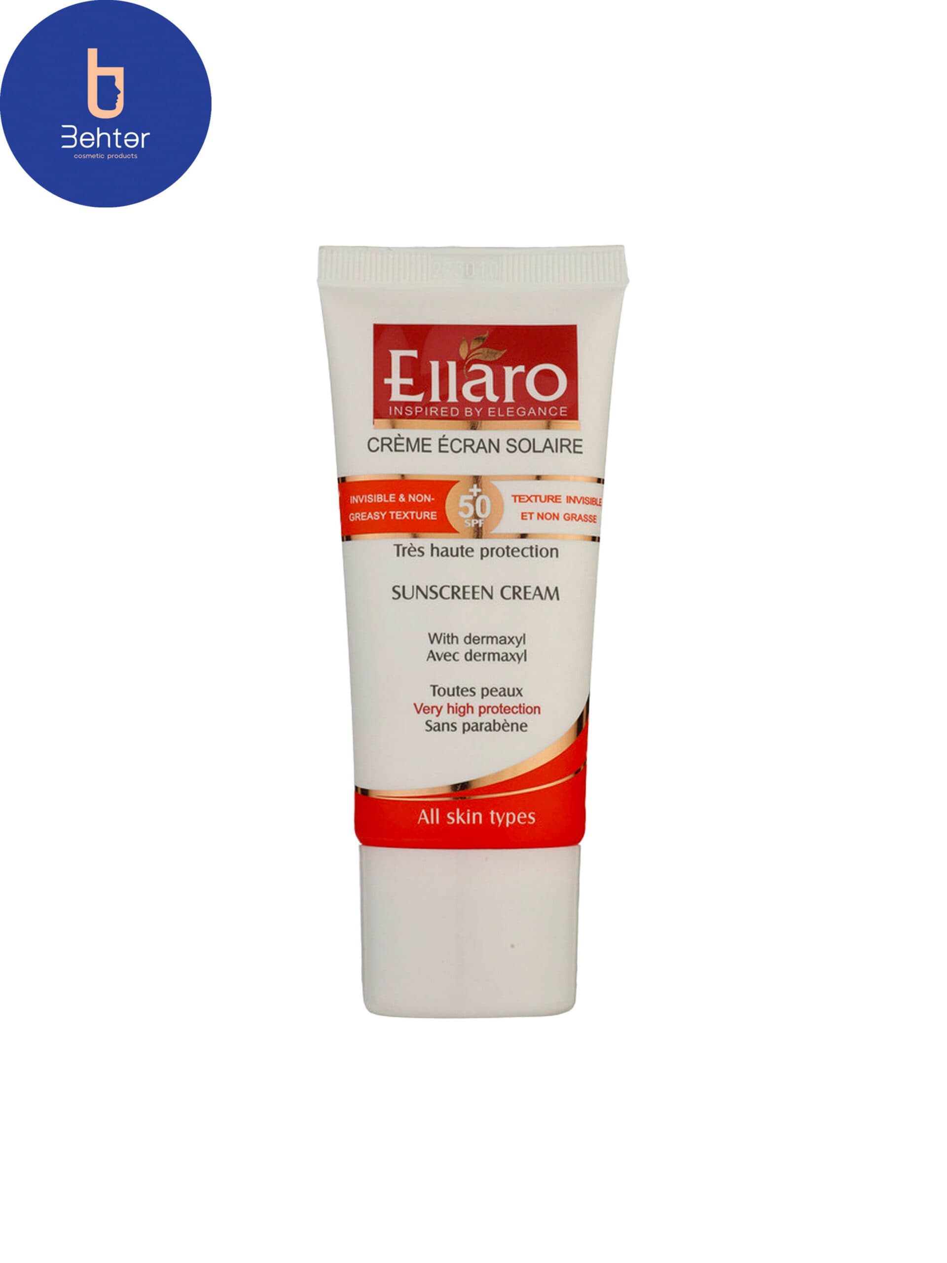 ضد آفتاب بی رنگ الارو SPF50 — تصویر ۴