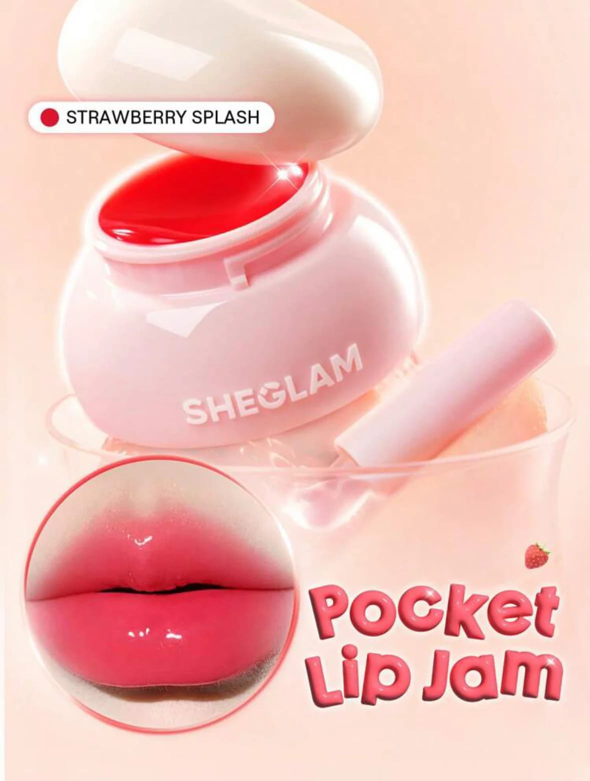 بالم لب کاسه ای مدل Strawberry Splash — تصویر ۱۰