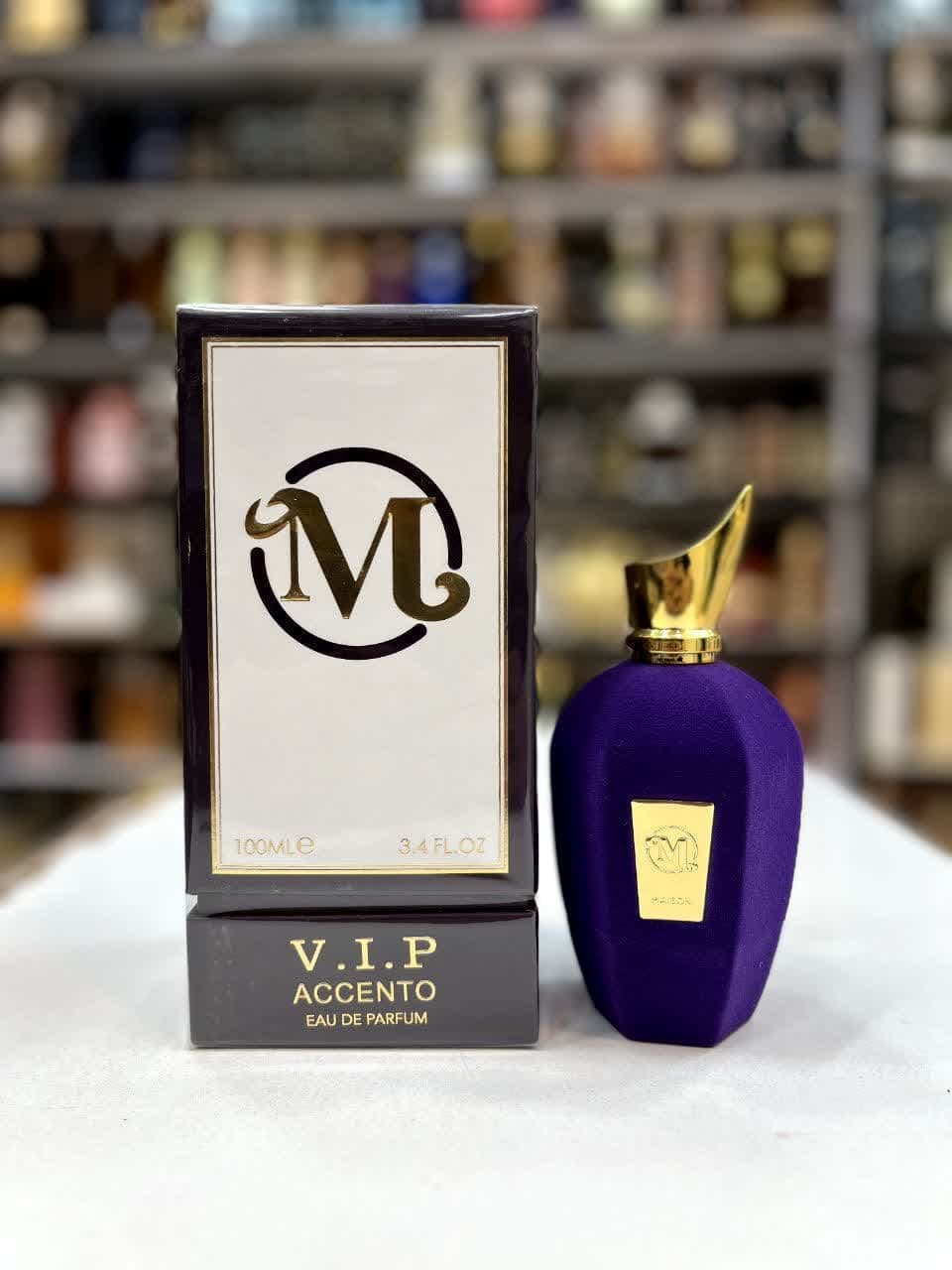 ادکلن اکسنتو میسون وی آی پی 100ml رایحه زرجوف اکسنت