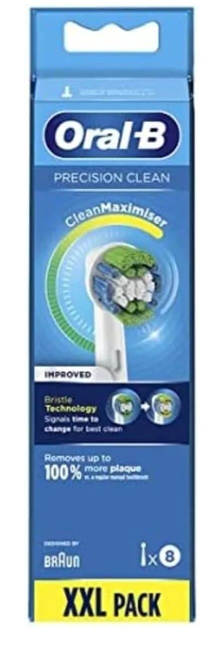 سری یدک مسواک برقی اورال-بی Oral-B مدل Precision Clean پک ۳ عددی اصل/اورجینال