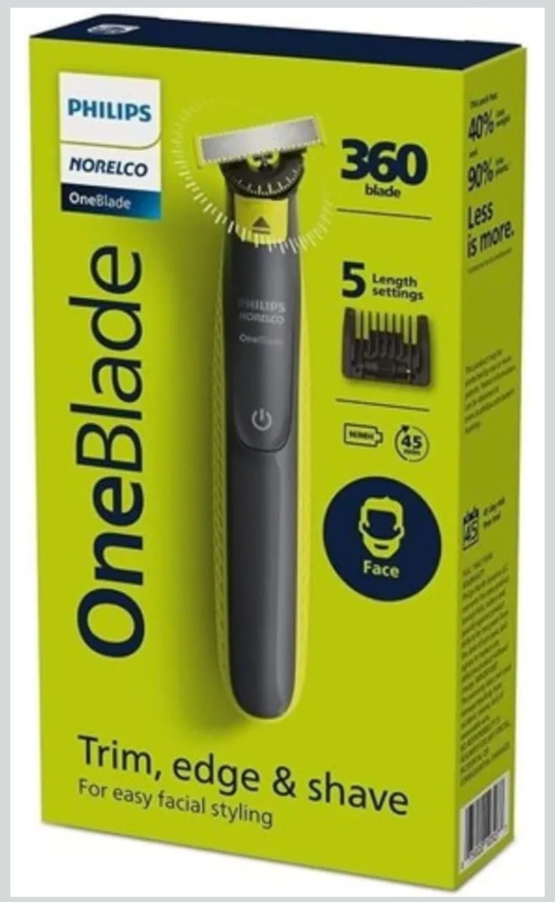 ریشتراش و اصلاحکننده صورت فیلیپس وانبلید مدل QP2724 اورجینال — تصویر ۸