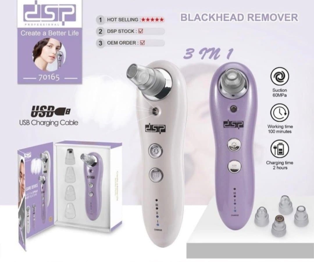 میکرودرم خانگی و دستگاه مکش جوش سرسیاه دی‌اس‌پی DSP مدل 70165 اصل/اورجینال**